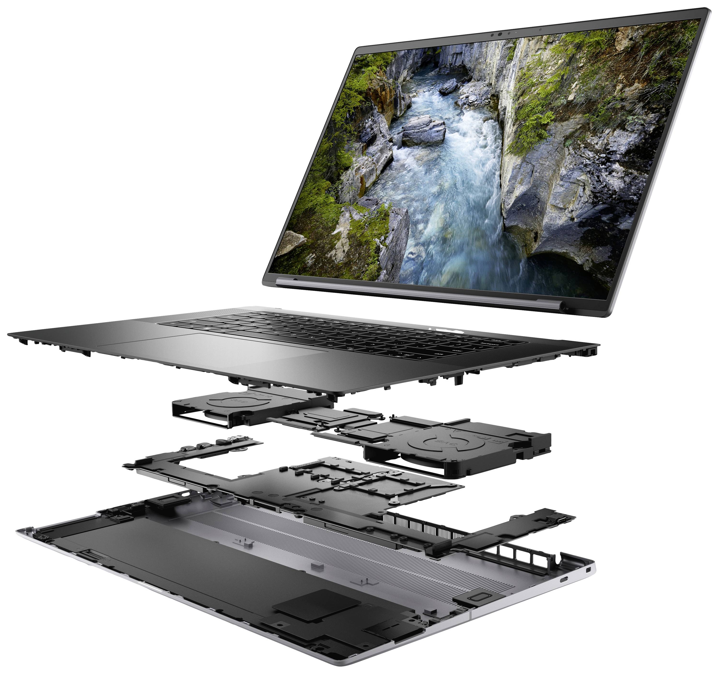 Dell Workstation Notebook Precision 5680 40.6 cm (16 Zoll) WQUXGA Intel® Core™ i9 i9-13900H 32 GB RAM 1 TB SSD Deutsch, QWERTZ Grau X2W33