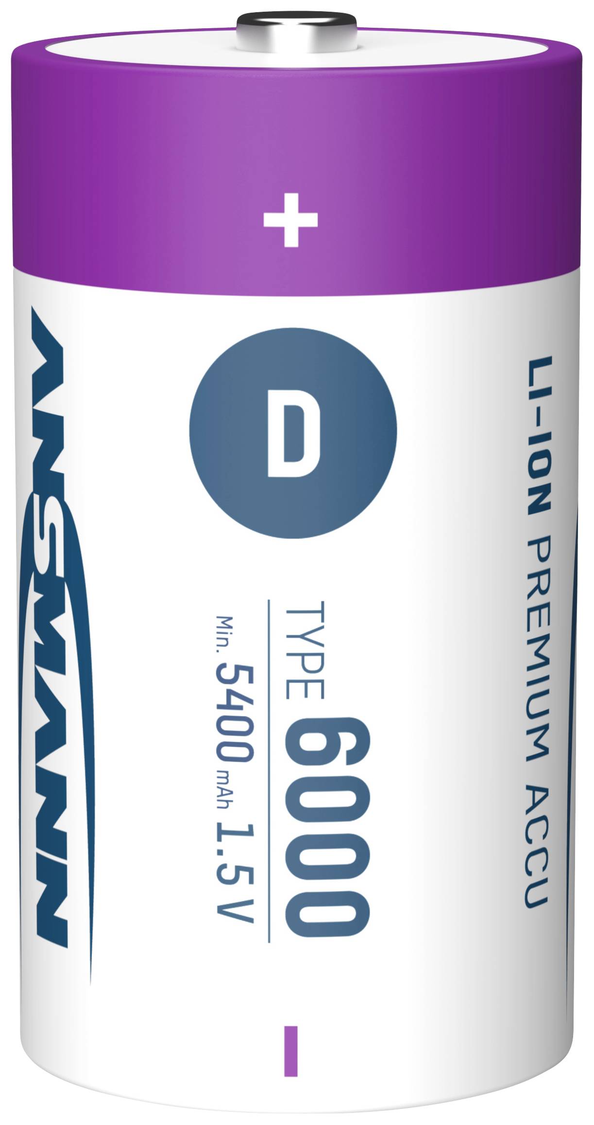 Ansmann LR20 USB-C Mono (D)-Akku Li-Ion 6000 mAh 1.5 V 2 St.