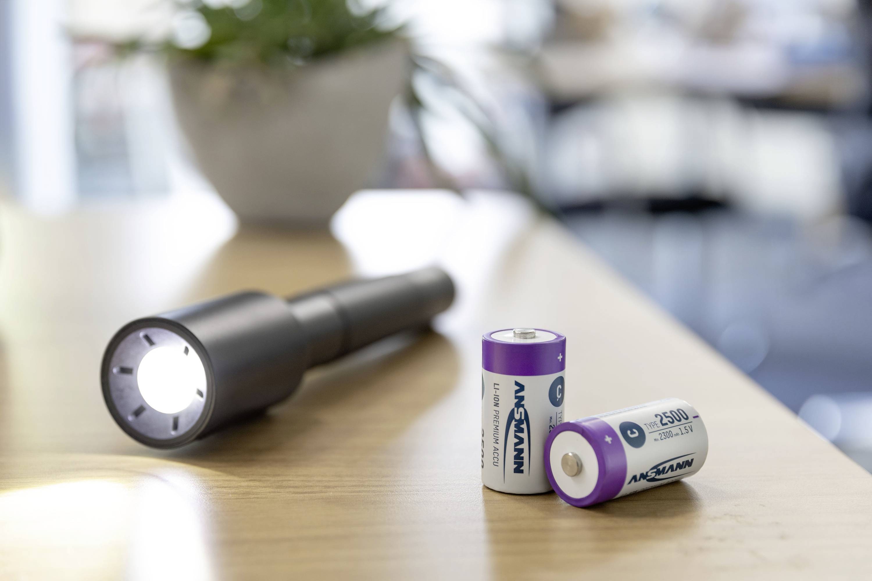 Ansmann LR15 USB-C Baby (C)-Akku Li-Ion 2500 mAh 1.5 V 2 St.