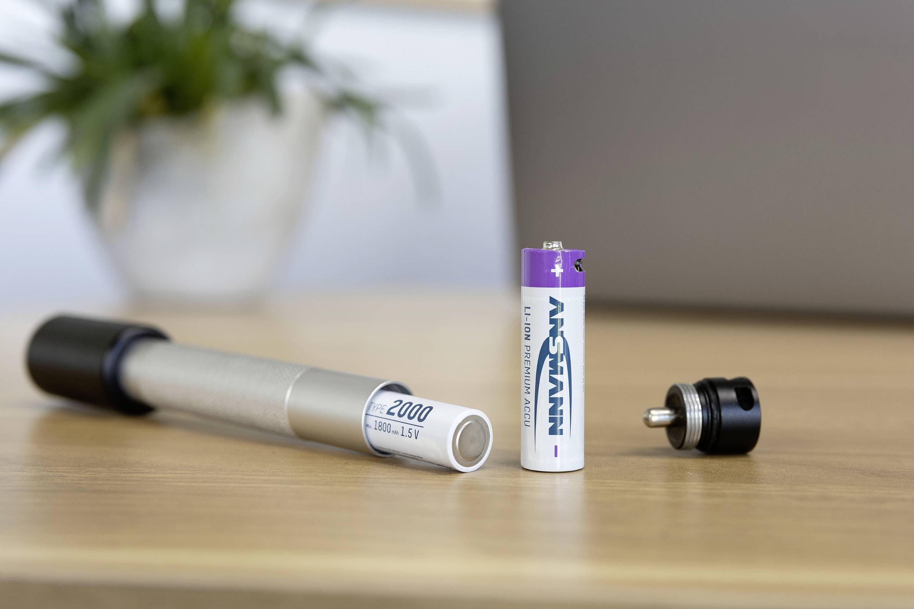 Ansmann USB-C® Akku Li-Ion 2000 mAh 1.5V 4St.