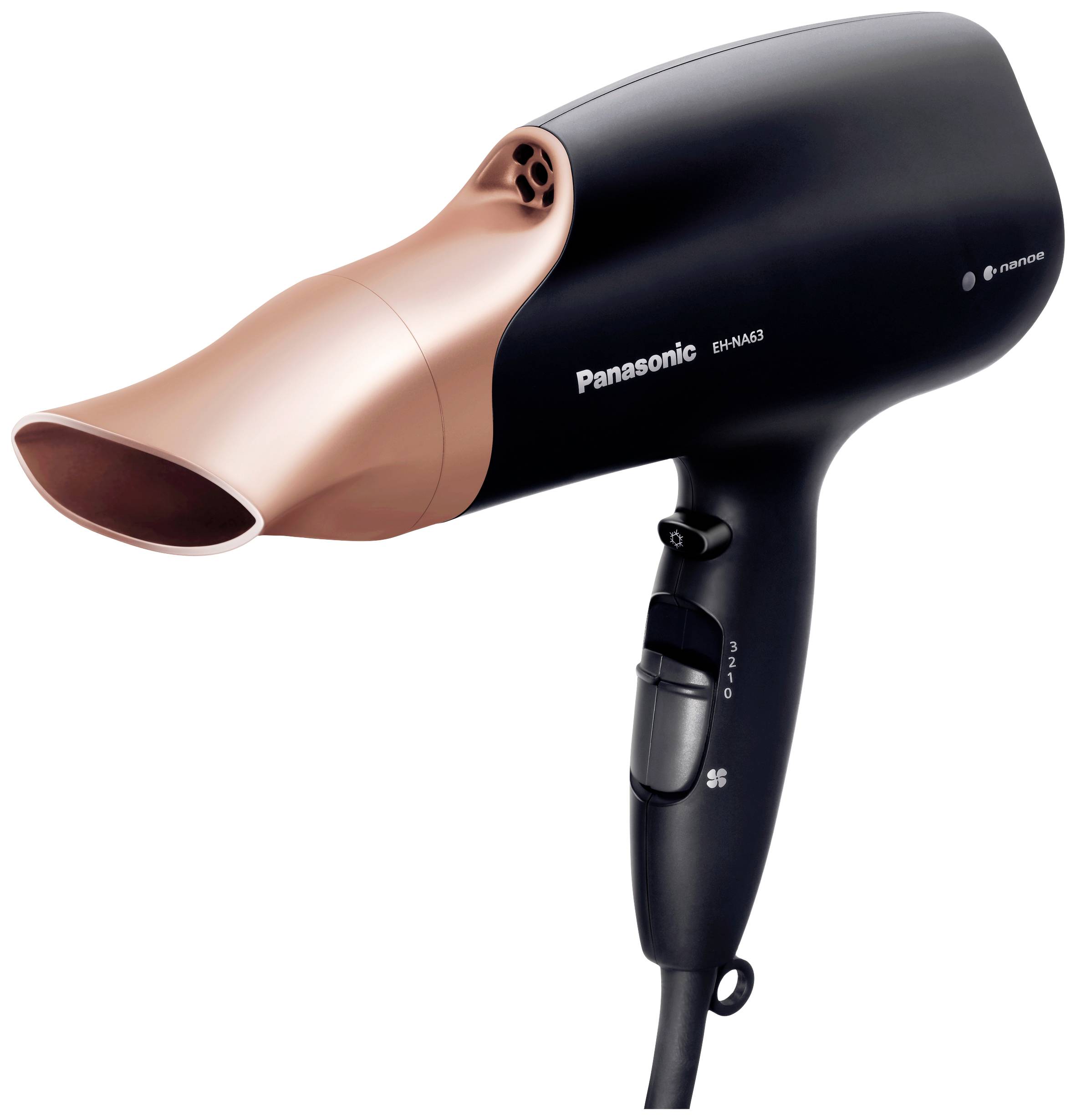 Panasonic EH-NA63-CN825 Haartrockner Schwarz, Roségold