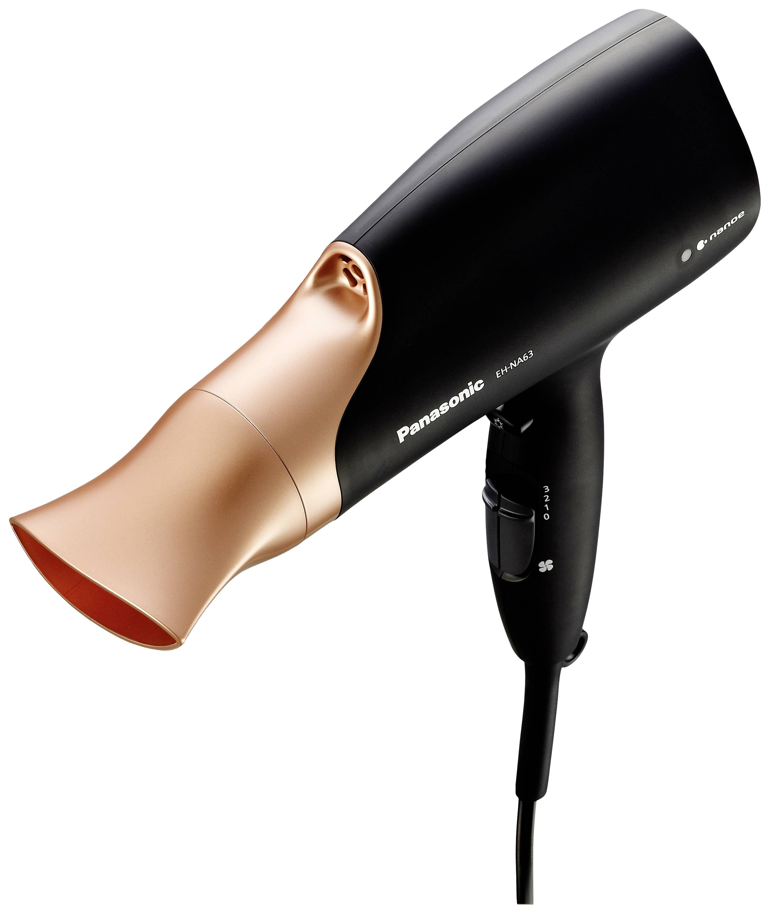 Panasonic EH-NA63-CN825 Haartrockner Schwarz, Roségold