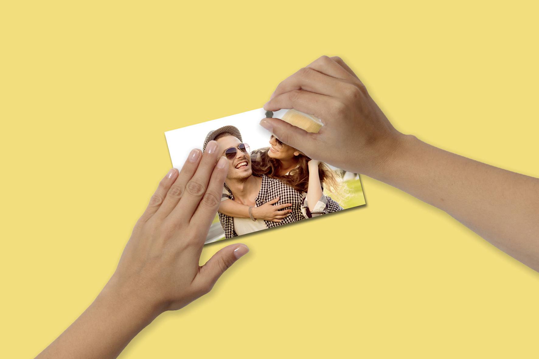 BE! Board Glas-Magnettafel (B x H) 60 cm x 40 cm Gelb B1208