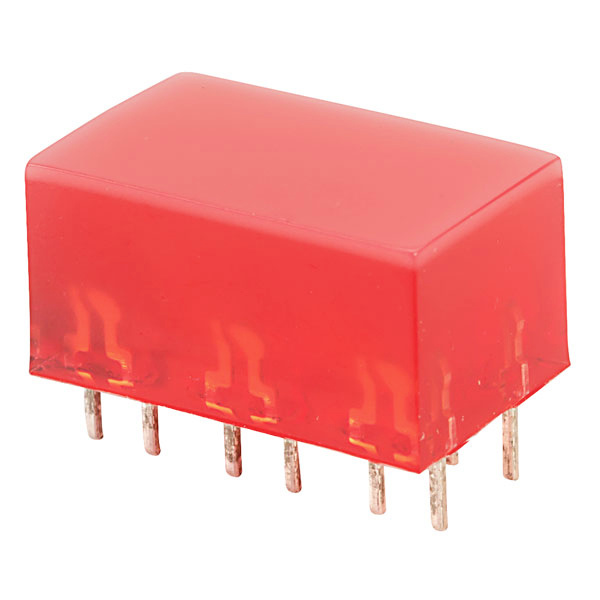 Kingbright L-885/6IDT LED-Bargraph 4fach Rot (L x B x H) 16 x 10 x 8 mm