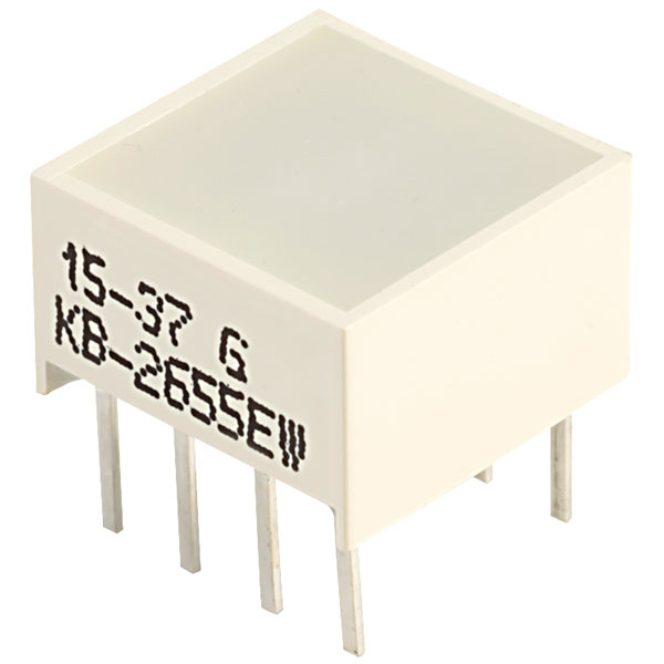 Kingbright KB-2655EW LED-Bargraph 4fach Rot (L x B x H) 9.94 x 9.94 x 6.12 mm