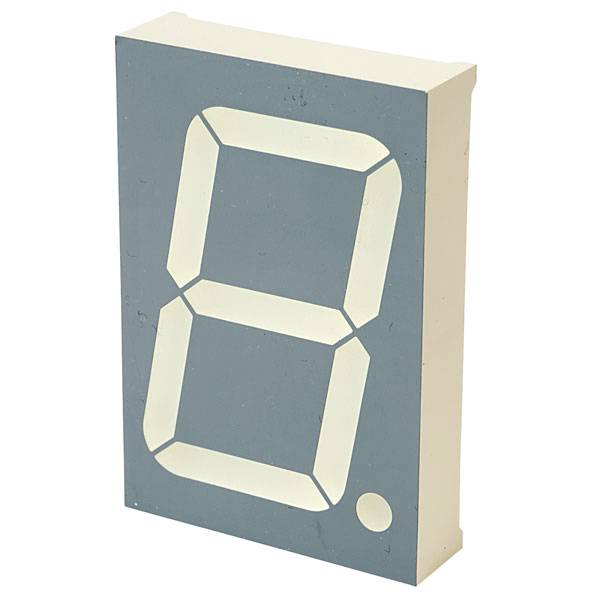 Kingbright 7-Segment-Anzeige Rot 6V SC18-11EWA