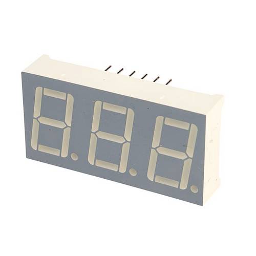 Kingbright 7-Segment-Anzeige Rot 2 V BA56-12EWA
