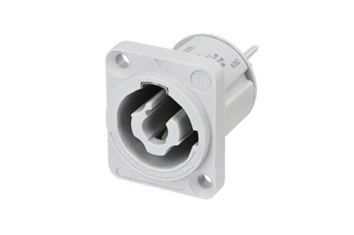 Neutrik NAC3MPXXB Netz-Steckverbinder powerCON Stecker, Einbau vertikal Gesamtpolzahl: 2 + PE 20A Grau 1St.
