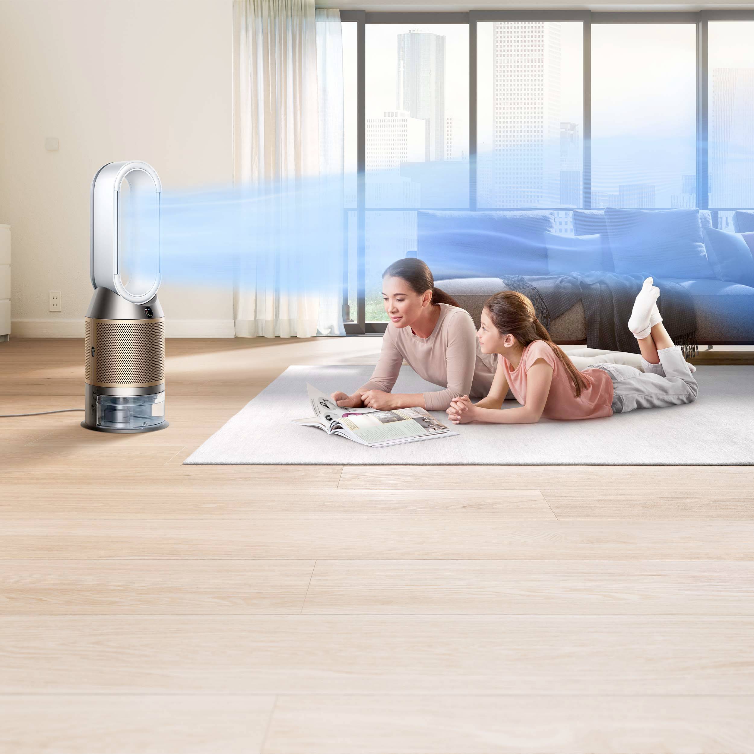 dyson PH04 Purifier Humidify+Cool Formaldehyde Luftbefeuchter 1 St. Weiß, Gold