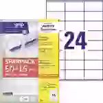 Avery-Zweckform 6602 Universal-Etiketten 70 x 36mm Papier Weiß 1560 St. Permanent haftend Farblaserdrucker, Laserdrucker Avery-Zweckform 6602 Universal-Etiketten 70 x 36mm Papier Weiß 1560 St. Permanent haftend Farblaserdrucker, Laserdrucker