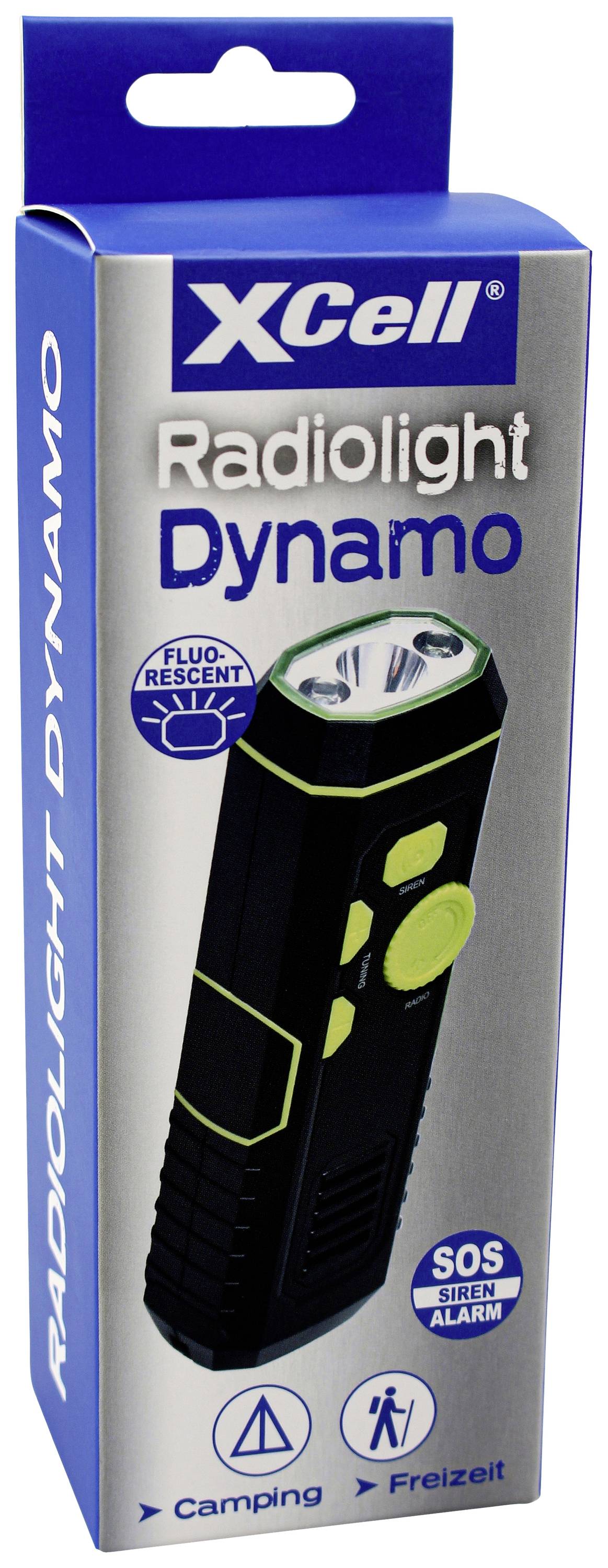 XCell Radiolight Dynamo LED Taschenlampe akkubetrieben, dynamobetrieben 30 lm 10 h 162 g