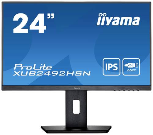 Iiyama PROLITE XUB2492HSN-B5 LED-Monitor 61cm (24 Zoll) EEK E (A - G) 1920 x 1080 Pixel Full HD 4 ms