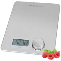 Profi Cook PC-KW 1263 Küchenwaage digital Wägebereich (max.)=5000g Edelstahl 233 x 188 x 30 Profi Cook PC-KW 1263 Küchenwaage digital Wägebereich (max.)=5000g Edelstahl 233 x 188 x 30