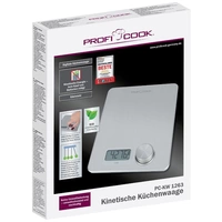 Profi Cook PC-KW 1263 Küchenwaage digital Wägebereich (max.)=5000g Edelstahl 233 x 188 x 30 Profi Cook PC-KW 1263 Küchenwaage digital Wägebereich (max.)=5000g Edelstahl 233 x 188 x 30