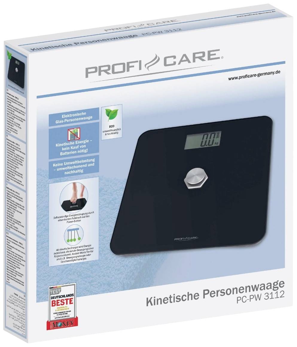Profi-Care PC-PW 3112 Personenwaage digital Wägebereich (max.)=180kg Schwarz