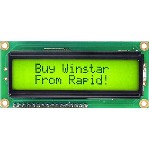 Winstar WH1602A-YYH-JT Display-Modul 1.6cm (0.63 Zoll)