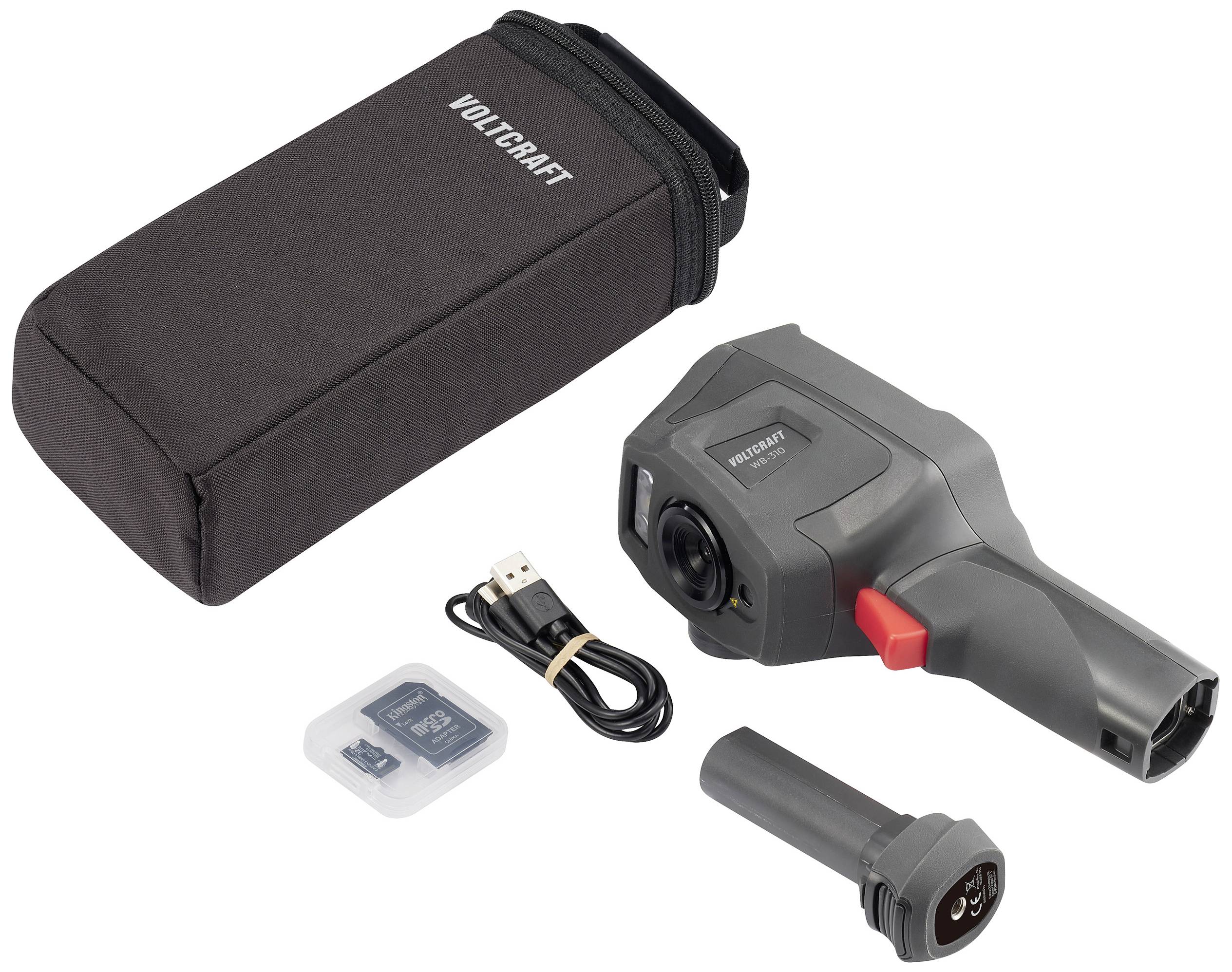 VOLTCRAFT WB-310 Wärmebildkamera kalibriert (ISO) -20 bis 400°C 160 x 120 Pixel 25Hz integrierte Digitalkamera, WiFi, Integrierte