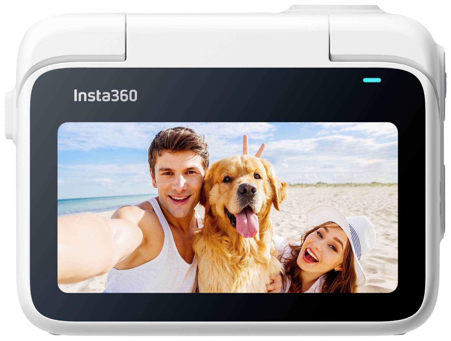 Insta360 GO 3 (64GB) Action Cam 2.7K, Bluetooth, Bildstabilisierung, Mini-Kamera, Spritzwassergeschützt, Touch-Screen, Wasserfest, Zeitlupe