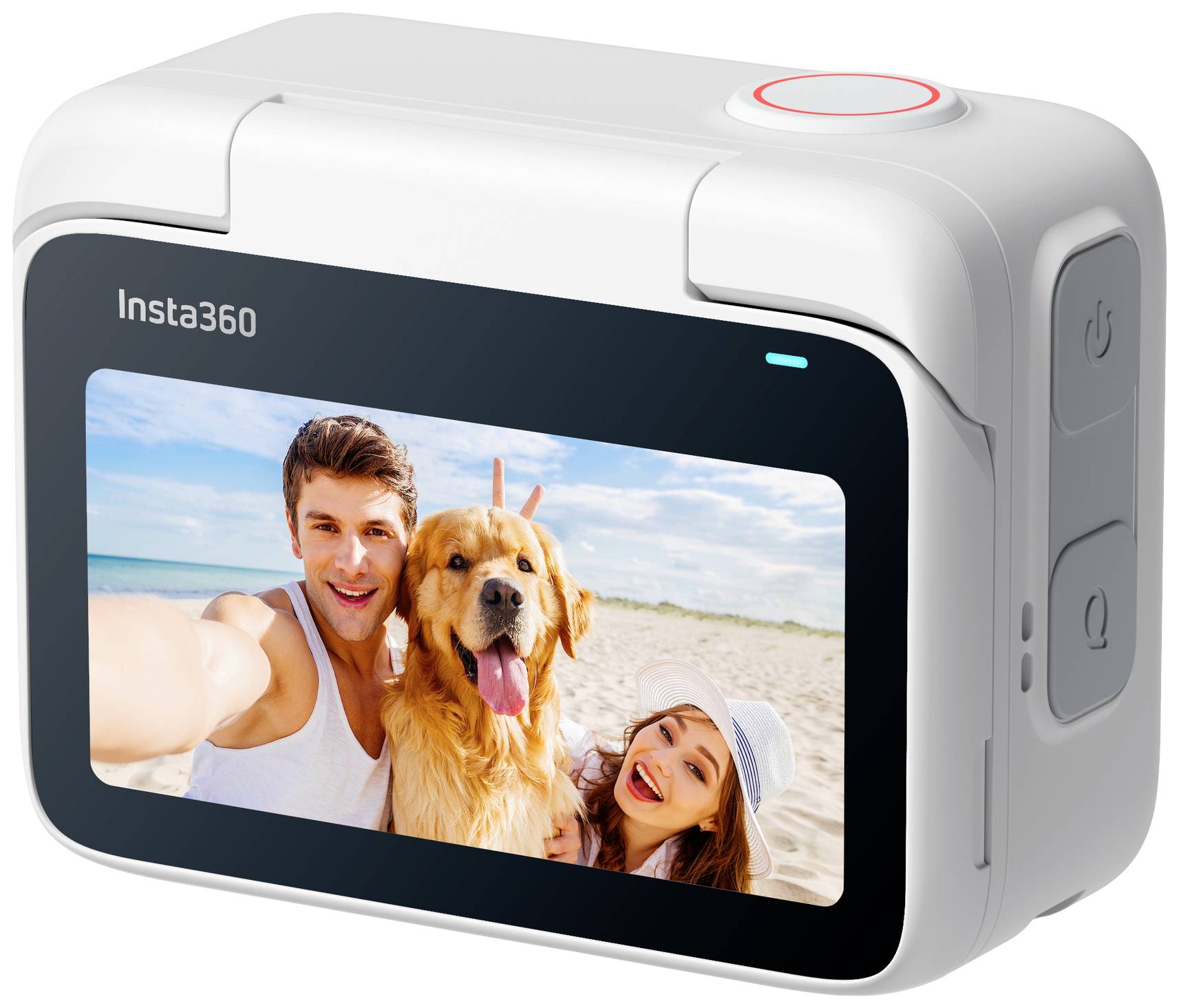 Insta360 GO 3 (64GB) Action Cam 2.7K, Bluetooth, Bildstabilisierung, Mini-Kamera, Spritzwassergeschützt, Touch-Screen, Wasserfest, Zeitlupe