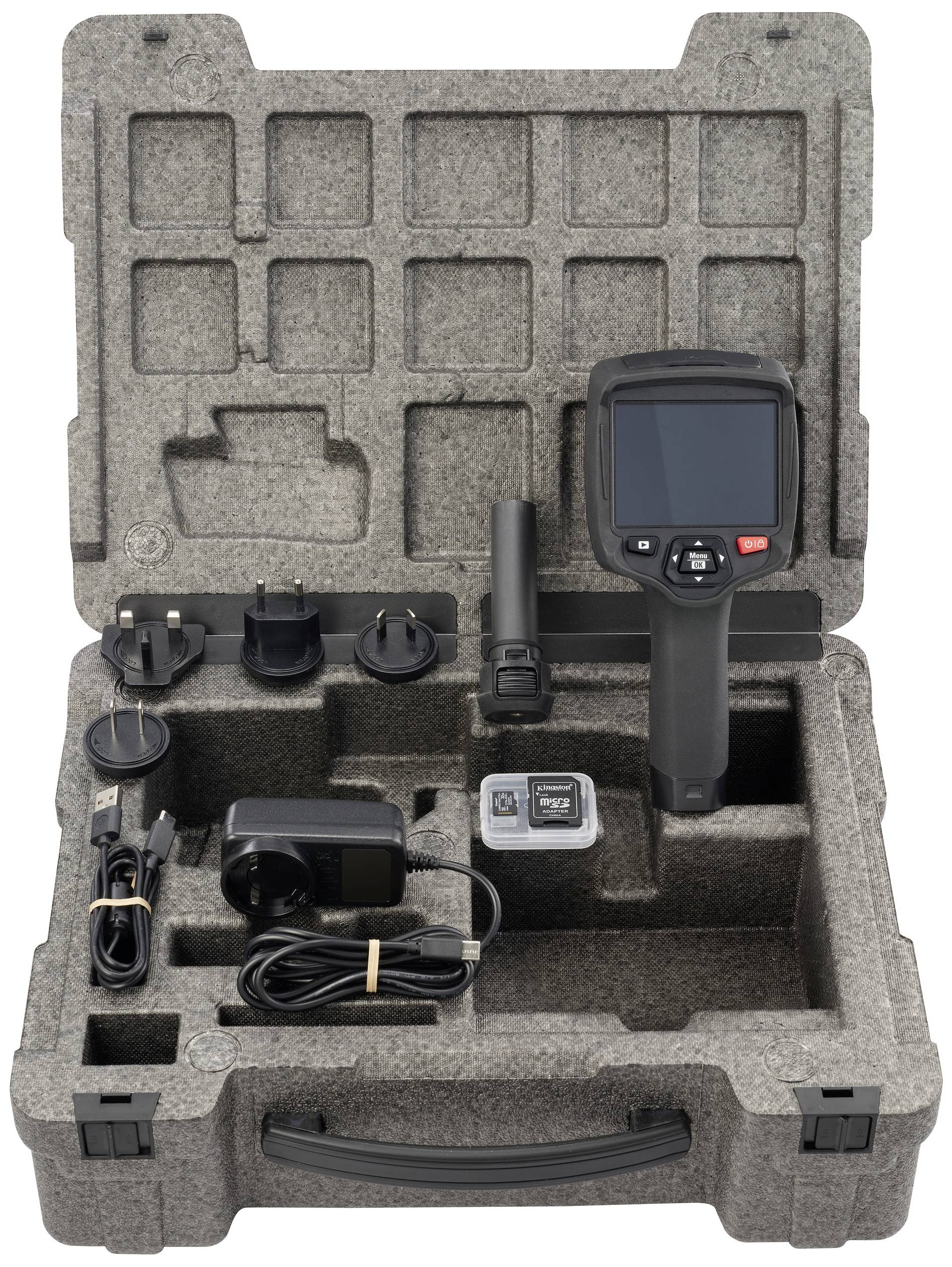 VOLTCRAFT WB-420 Wärmebildkamera kalibriert (ISO) -20 bis 550°C 256 x 192 Pixel 25Hz integrierte Digitalkamera, Touchscreen, WiFi