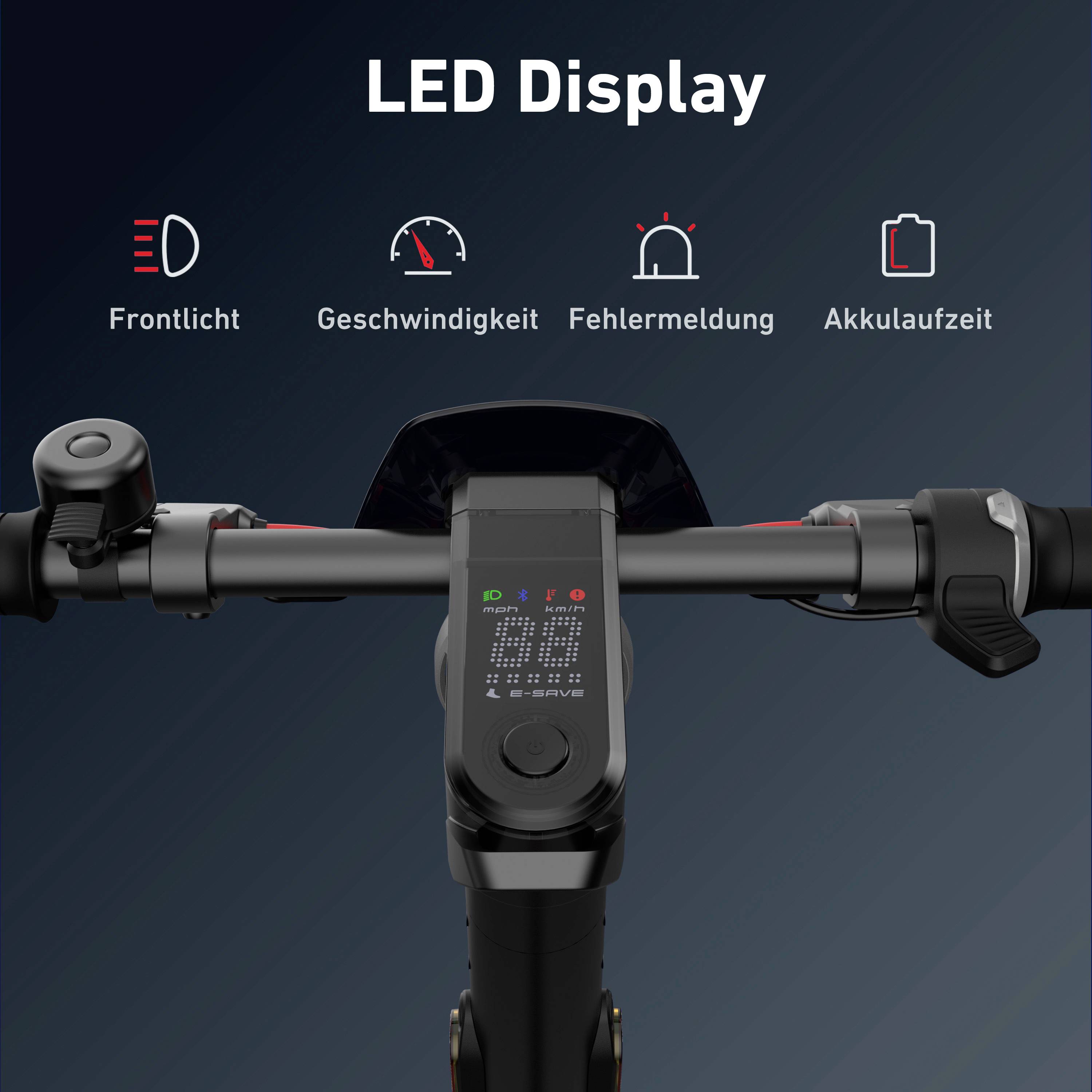 NIU KQi3 MAX E-Scooter Schwarz Li-Ion 48 V 12.66 Ah Straßenzulassung: Deutschland