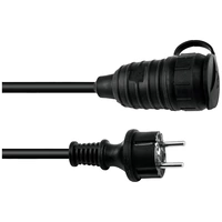 Eurolite 30245695 Strom Verlängerungskabel 16A Schwarz 3m H07RN-F 3G 1,5mm² Eurolite 30245695 Strom Verlängerungskabel 16A Schwarz 3m H07RN-F 3G 1,5mm²