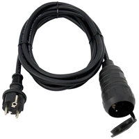 Eurolite 30245695 Strom Verlängerungskabel 16A Schwarz 3m H07RN-F 3G 1,5mm² Eurolite 30245695 Strom Verlängerungskabel 16A Schwarz 3m H07RN-F 3G 1,5mm²