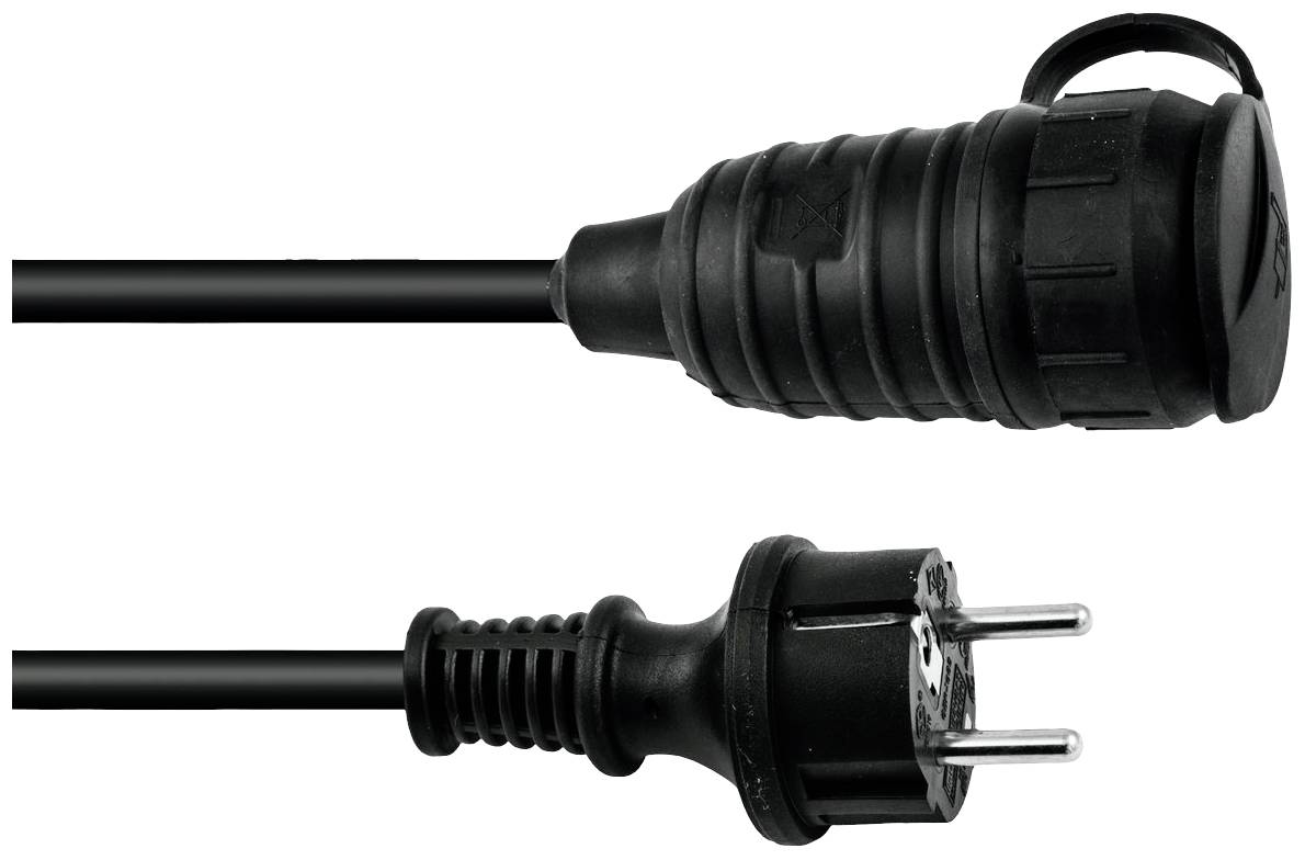 Eurolite 30245697 Strom Verlängerungskabel 16A Schwarz 10m H07RN-F 3G 1,5mm²
