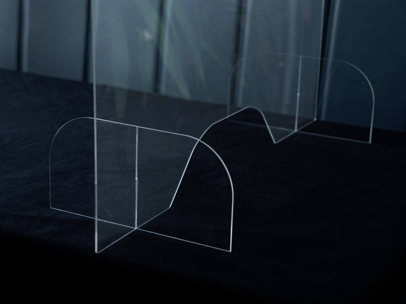 Eurolite 80703007 Mobile Schutzwand Acryl (L x B x H) 800 x 300 x 600mm