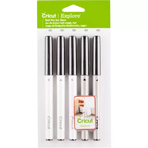 Cricut Explore/Maker Multi-Size 5-Pack Stiftset Schwarz Cricut Explore/Maker Multi-Size 5-Pack Stiftset Schwarz