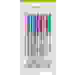 Cricut Explore/Maker Medium Point Gel 5-Pack Glitter Brights Set de broches effet scintillant, rouge, vert, rose, violet, bleu
