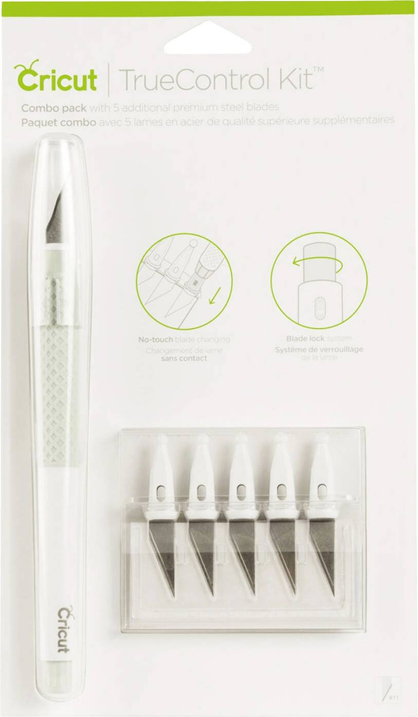Cricut TrueControl (Mint) Messer-Set Weiß