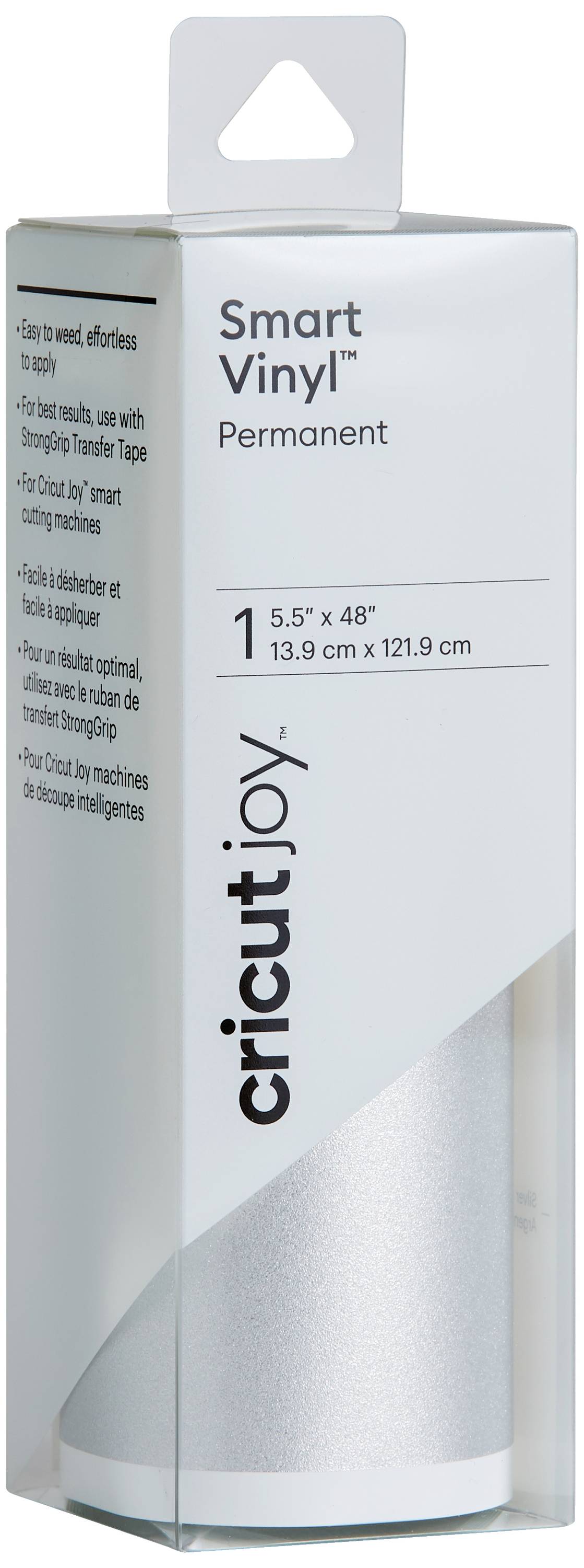 Cricut Joy™ Smart Vinyl Permanent Folie Glitzereffekt, Silber