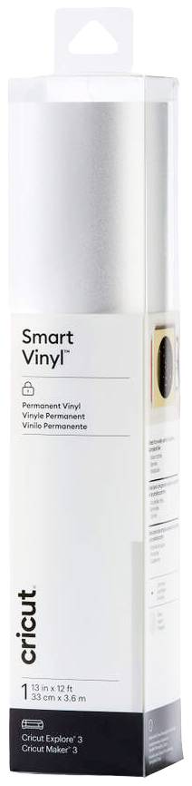 Cricut Smart Vinyl™ Permanent Folie Glanzeffekt, Silber