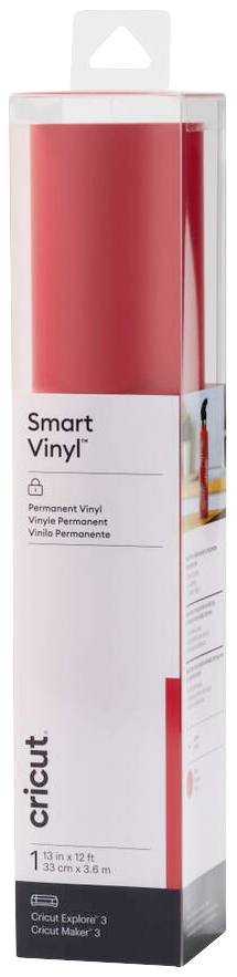 Cricut Smart Vinyl™ Permanent Folie Rot
