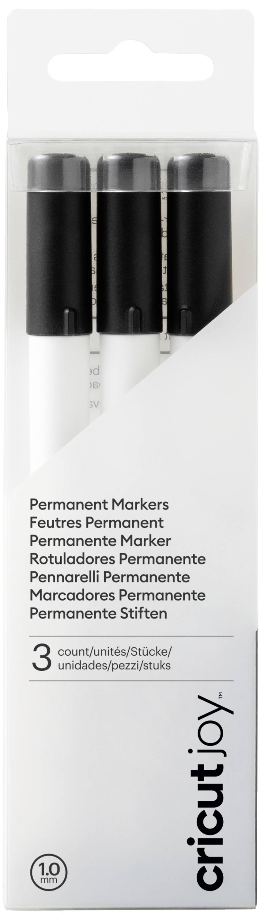 Cricut Joy Permanent Marker 3-Pack 1.0 Stiftset Schwarz