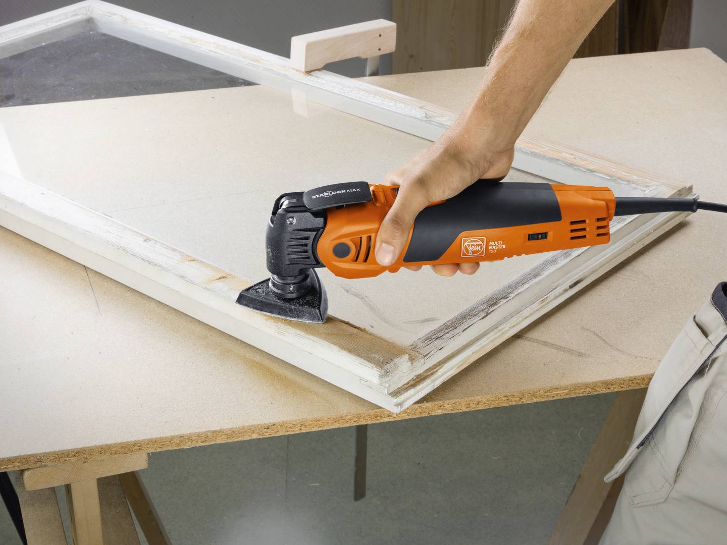 Fein Multimaster MM 700 Max Basic 72296863000 Multifunktionswerkzeug inkl. Koffer 2teilig 450W