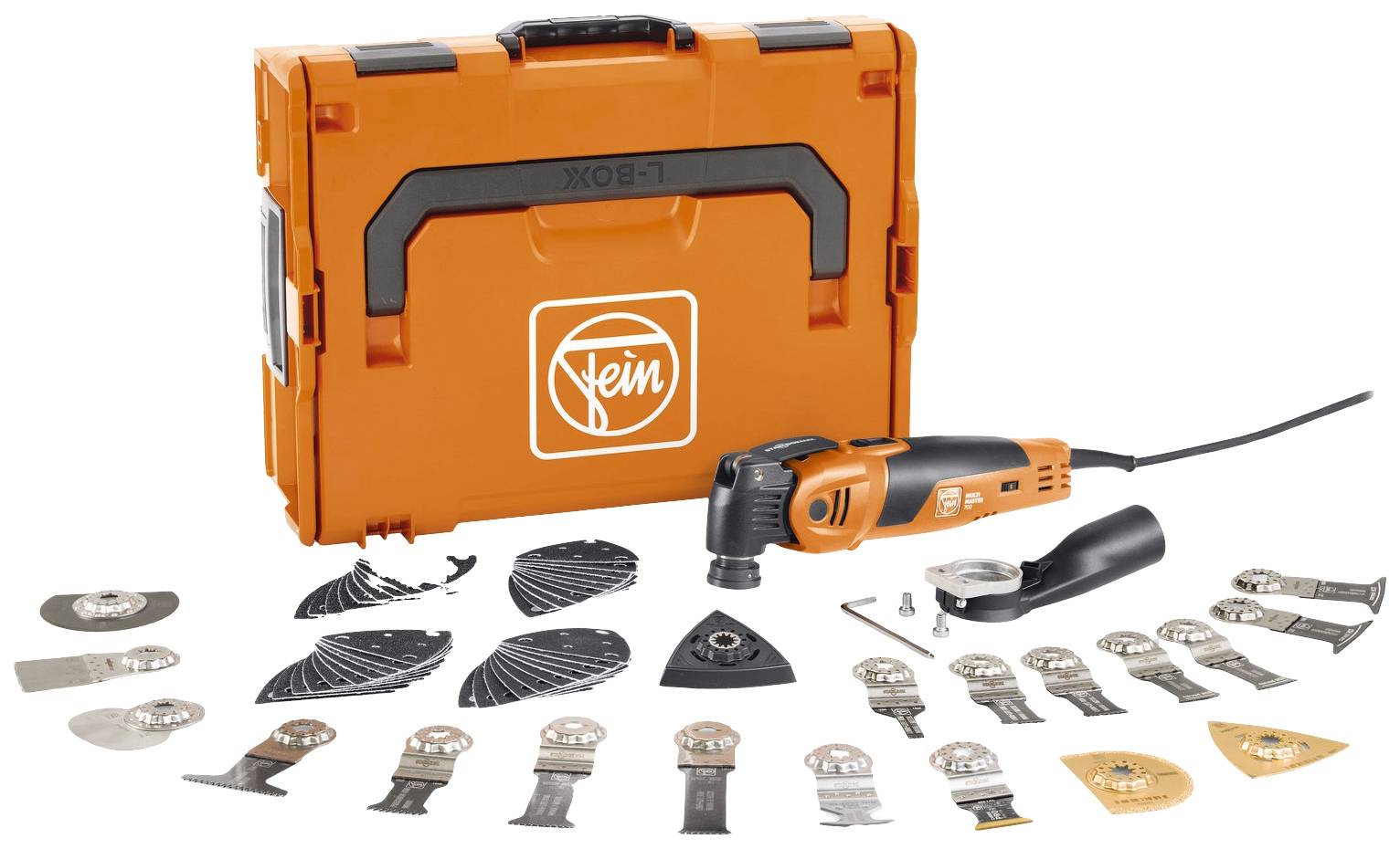 Fein Multimaster MM 700 Max Top 72296864000 Multifunktionswerkzeug inkl. Koffer 61teilig 450W