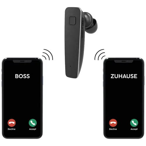 Hama MyVoice2100 In Ear Headset Bluetooth® Mono Lautstärkeregelung Handy Hama MyVoice2100 In Ear Headset Bluetooth® Mono Lautstärkeregelung Handy