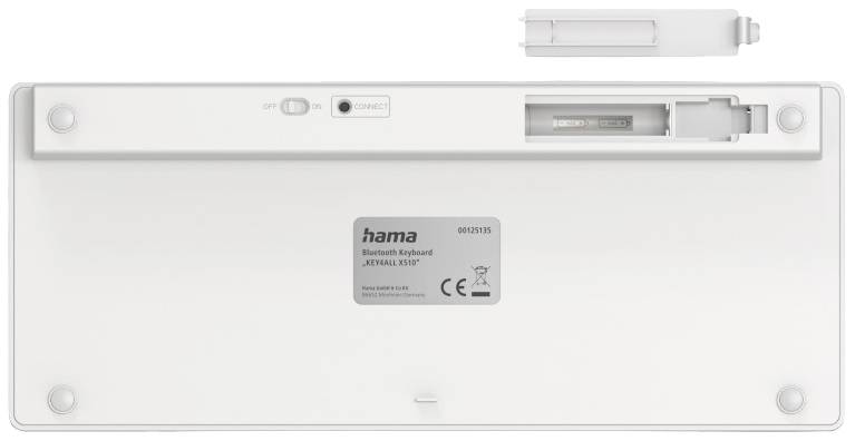 Hama KEY4ALL X510 Tablet-Tastatur Passend für Marke (Tablet): Universal