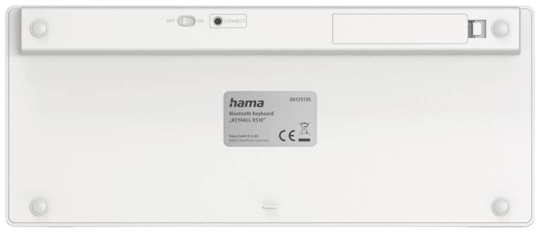 Hama KEY4ALL X510 Tablet-Tastatur Passend für Marke (Tablet): Universal