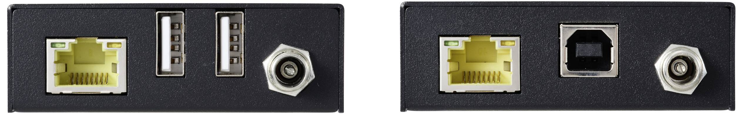 SpeaKa Professional SP-11562928 1 Port HDMI Extender Set über PC steuerbar 4096 x 2160 Pixel Schwarz