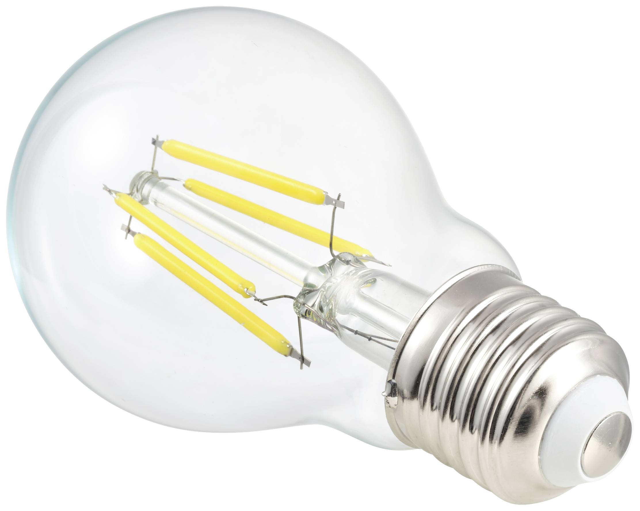 Sygonix SY-5781468 LED EEK A (A - G) E27 2.2W = 40W Warmweiß (Ø x H) 60mm x 104mm Filament 5St.