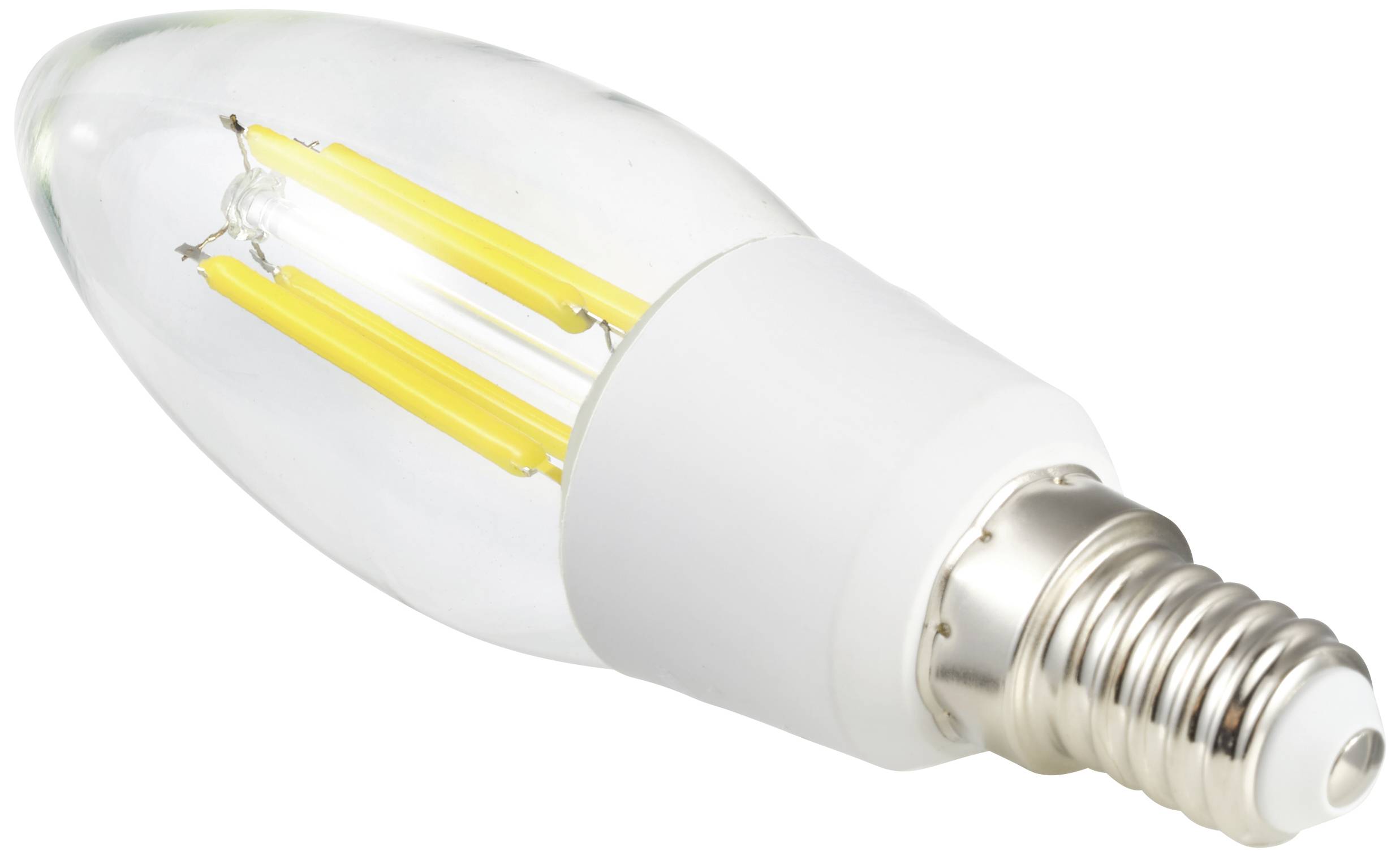 Sygonix SY-5781472 LED EEK A (A - G) E14 2.2W = 40W Warmweiß (Ø x H) 35mm x 110mm Filament 5St.