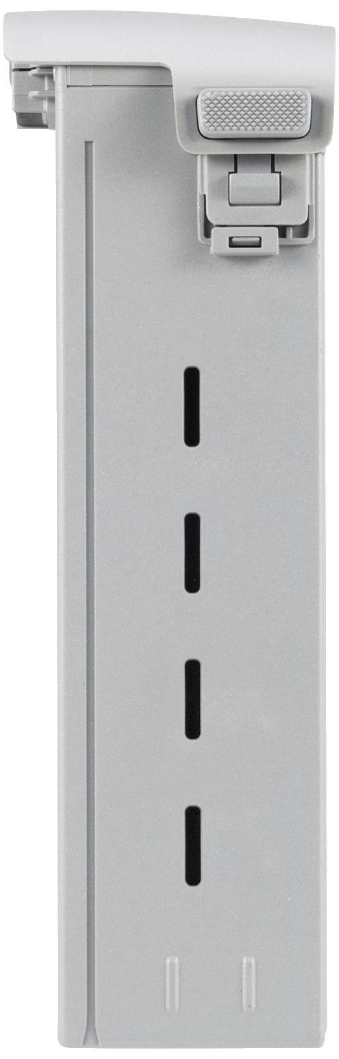 Grauer Hängeregisterhalter aus Kunststoff mit Schlitzen zur Anpassung und einer Clipbefestigung für den Einsatz in Aktenschränken.