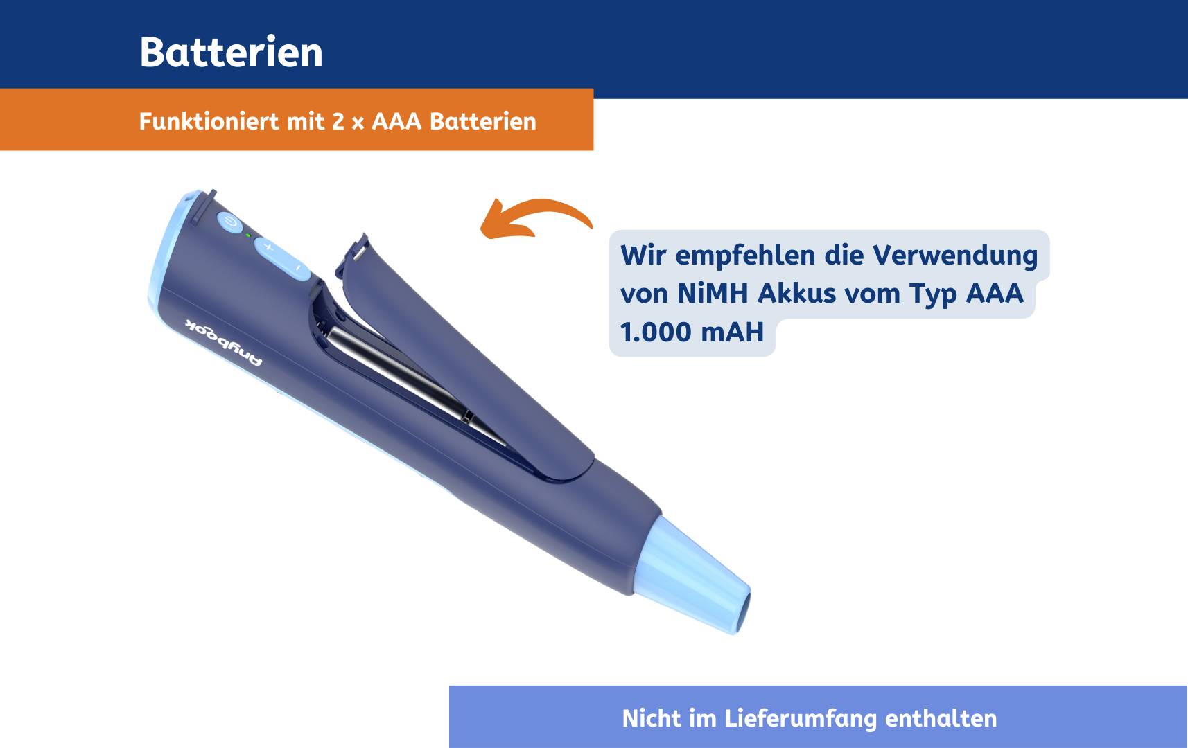 Anybook Audio-digitaler Vorlesestift Pro Deutsch 1St.