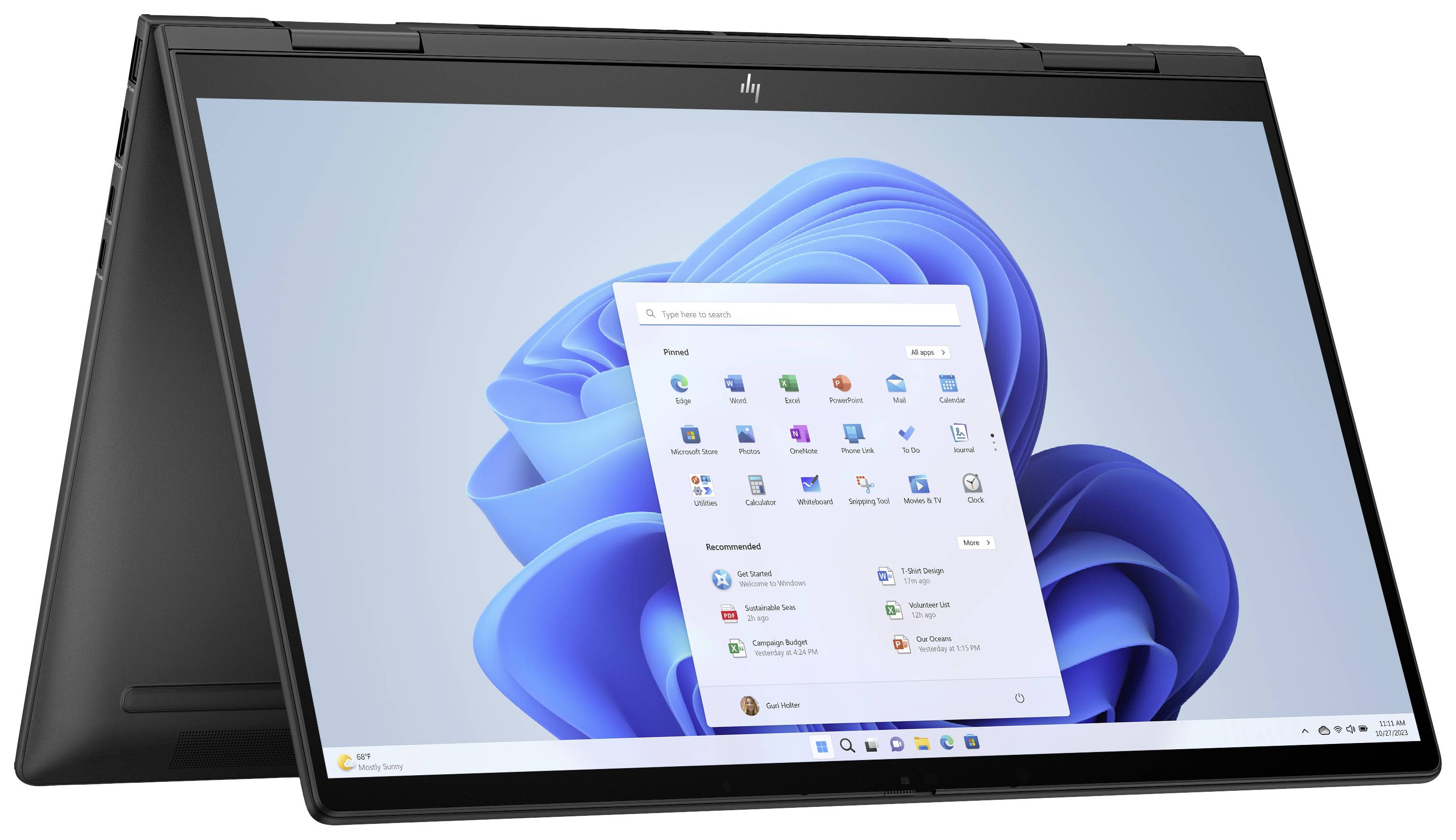 HP 2-in-1 Notebook / Tablet ENVY x360 2-in-1 Laptop 15-fh0055ng 39.6 cm (15.6 Zoll) Full HD AMD Ryzen 5 7530U 16 GB RAM 512 GB SSD Deutsch, QWERTZ