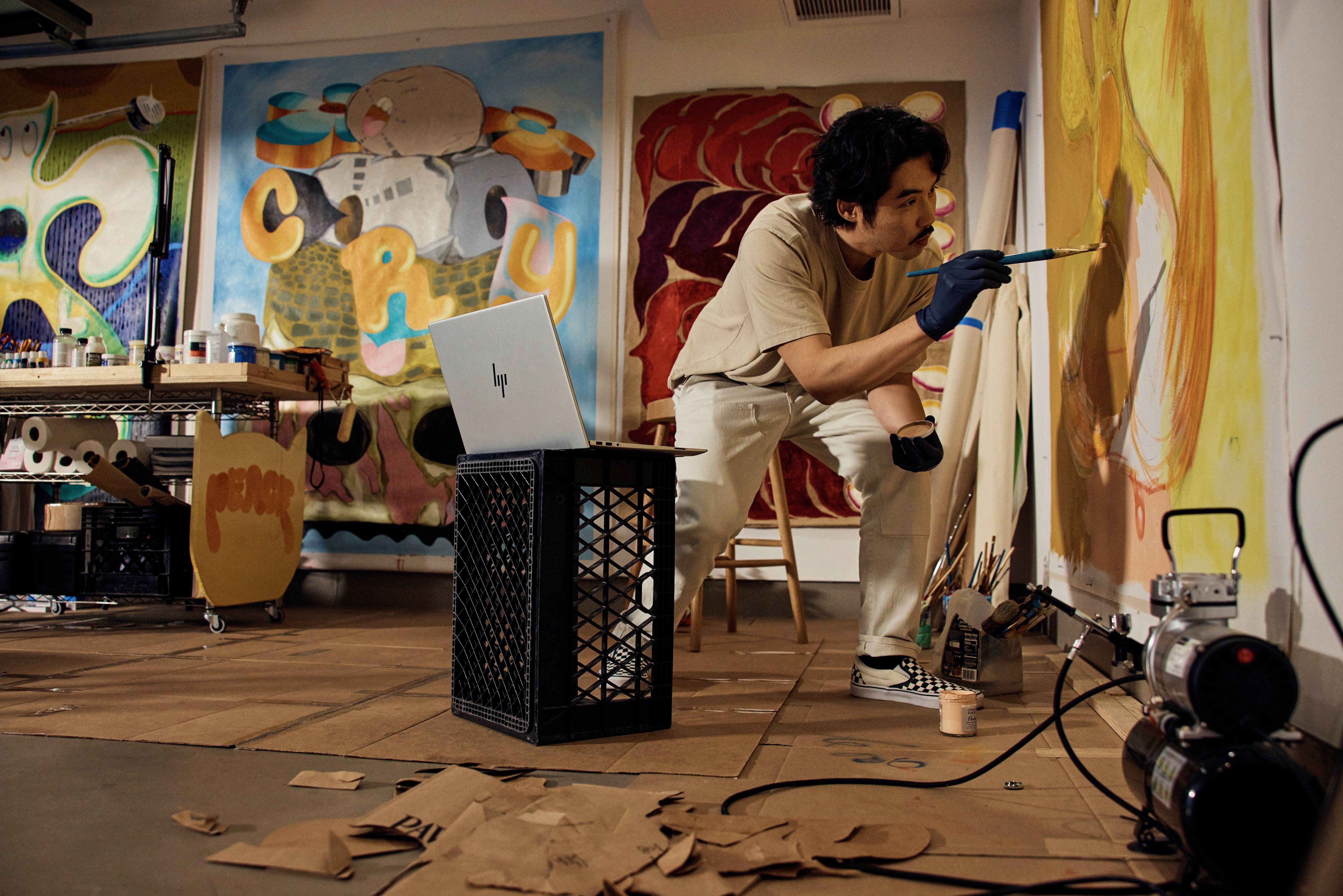 HP Notebook 17-cw0078ng 43.9 cm (17.3 Zoll) 4K, UHD Intel® Core™ i7 i7-1355U 32 GB RAM 1 TB SSD Deutsch, QWERTZ Silber 84S16EA#ABD