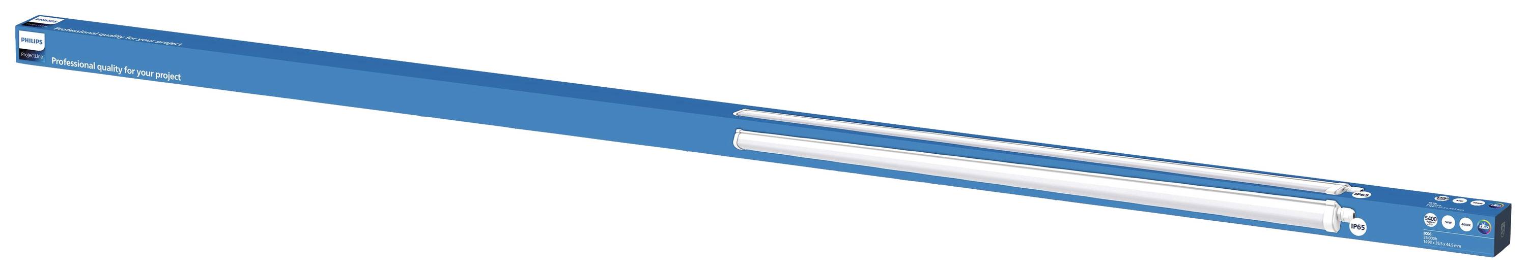 Philips LED ProjectLine Feuchtraumleuchte LED 34W Neutralweiß Weiß