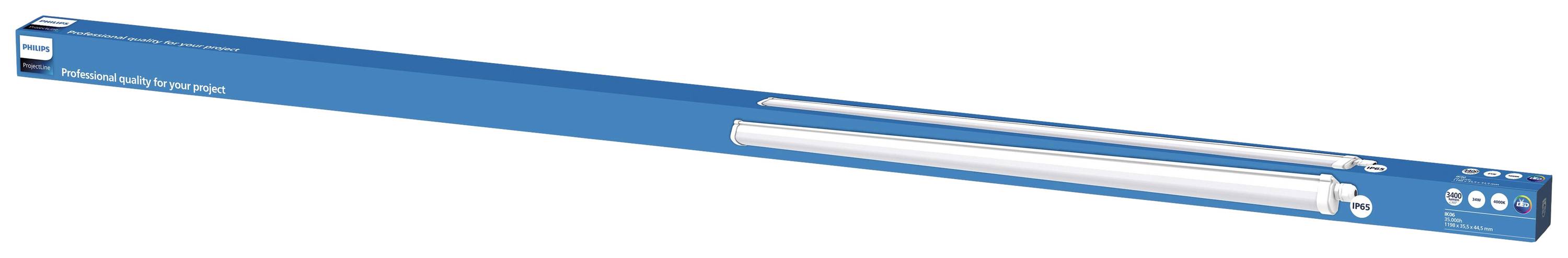 Philips LED ProjectLine Feuchtraumleuchte LED 54W Neutralweiß Weiß